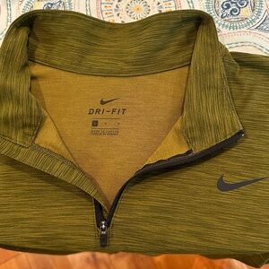 Long sleeve Nike dri-fit quarter zip.